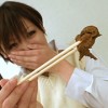 短髪女子校生の排便